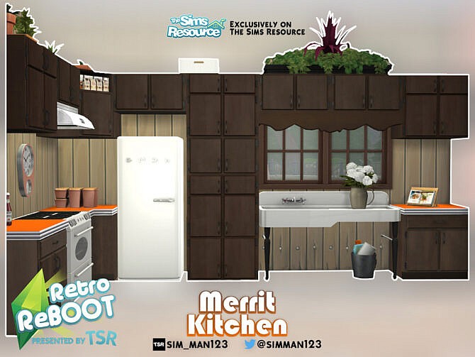 Retro Merrit Kitchen by sim_man123 at TSR