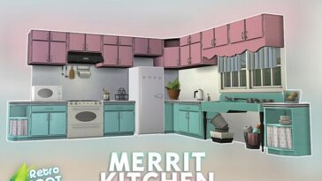 Retro Merrit Kitchen by sim_man123 at TSR