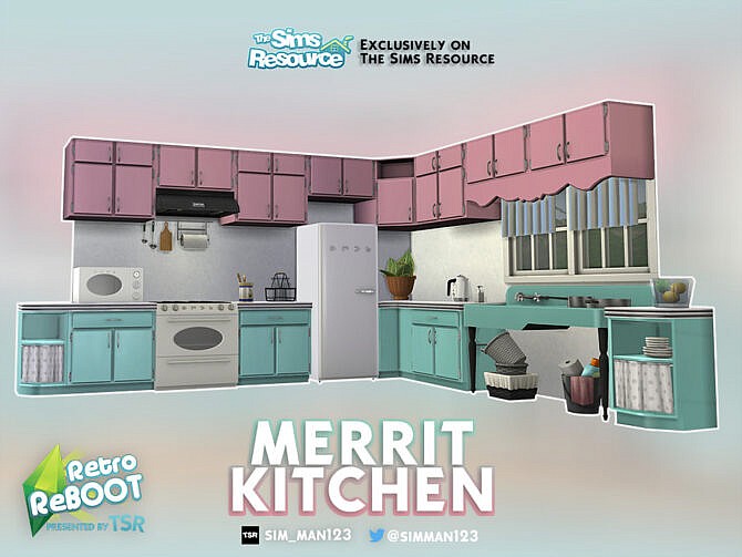 Retro Merrit Kitchen by sim_man123 at TSR