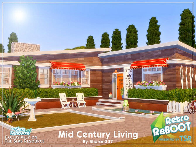 Retro Mid Century Living by sharon337 at TSR