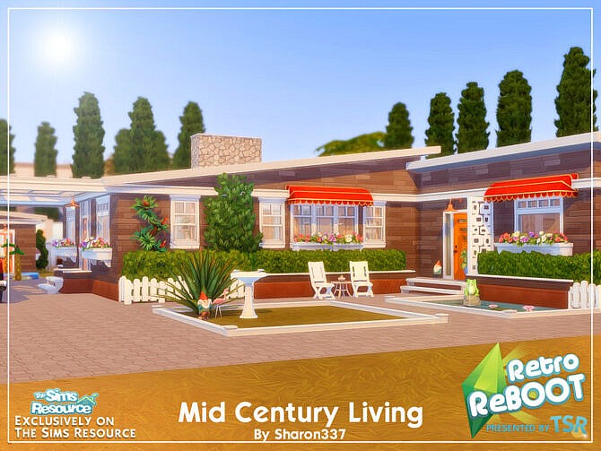 Retro Mid Century Living by sharon337 at TSR