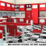 Retro Mid-century kitchen 1st part by kardofe at TSR