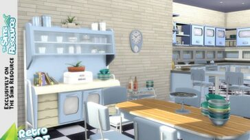 Retro Mid-century kitchen 2nd part by kardofe at TSR