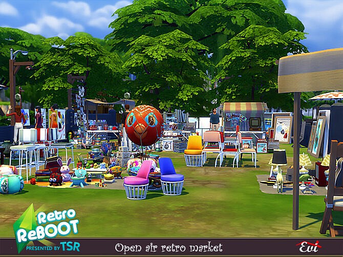 Retro Open Air market by evi at TSR