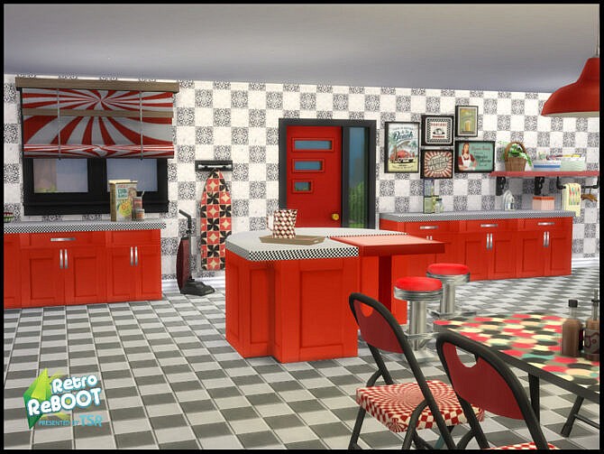 Retro R&R Kitchen Diner Set by seimar8 at TSR