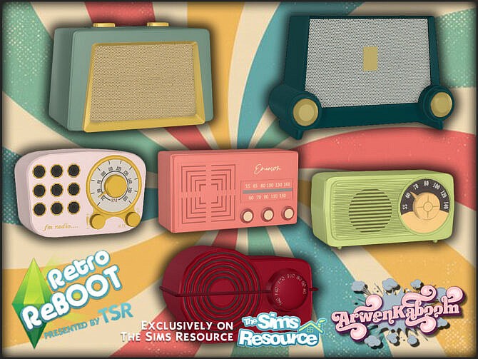 Retro Radios II by ArwenKaboom at TSR