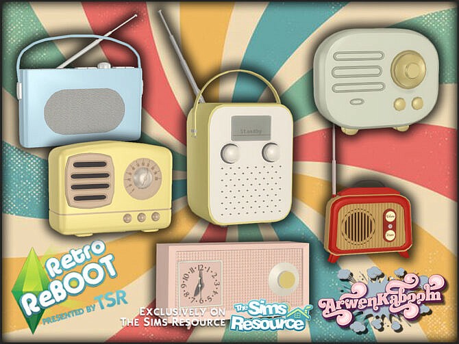 Retro Radios by ArwenKaboom at TSR