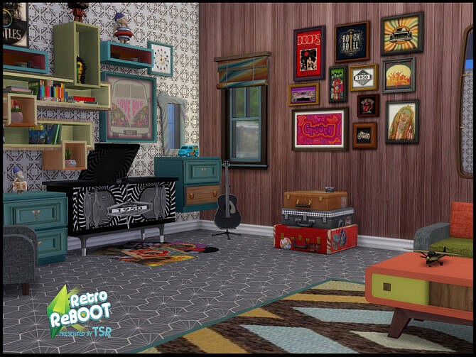 Retro ReBOOT 70’s Living set by seimar8 at TSR