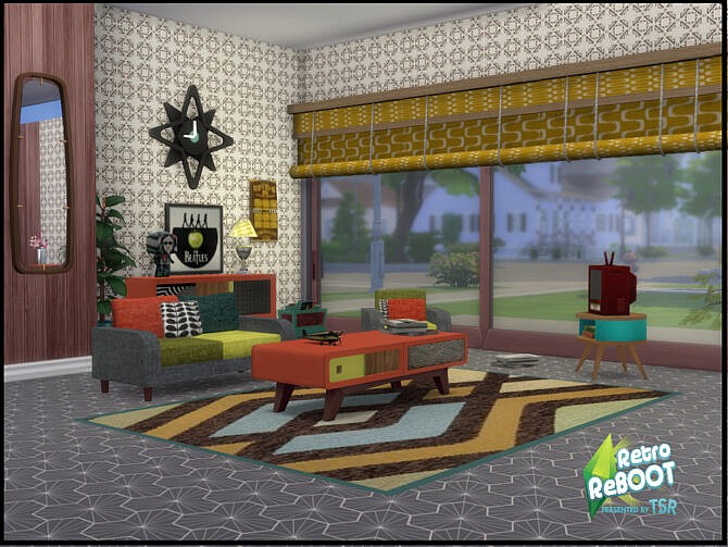 Retro ReBOOT 70’s Living set by seimar8 at TSR