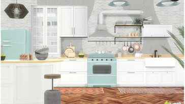 Retro ReBOOT April Kitchen by ArtVitalex at TSR