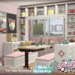 Retro ReBOOT Dining Room by ArwenKaboom at TSR