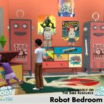 Retro Robot bedroom by kardofe at TSR