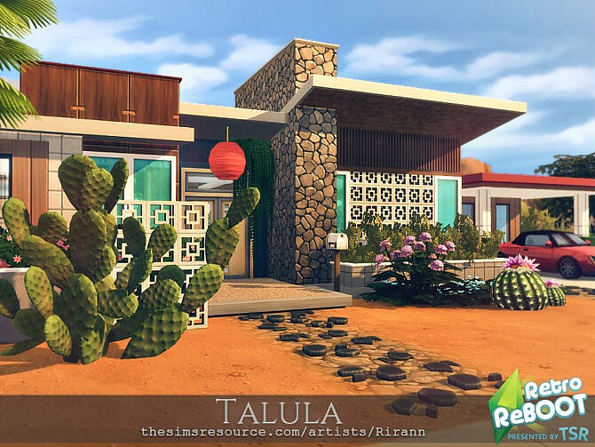 Retro Talula house by Rirann at TSR