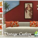 Retro Vintage Cushion by philo at TSR