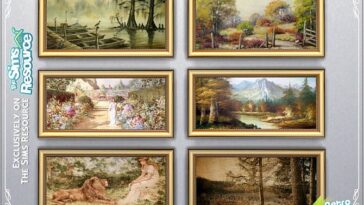 Retro Vintage Paintings by Moniamay72 at TSR