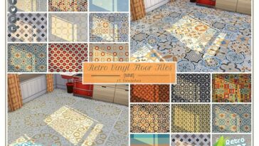 Retro Vinyl Floor Tiles by Moniamay72 at TSR