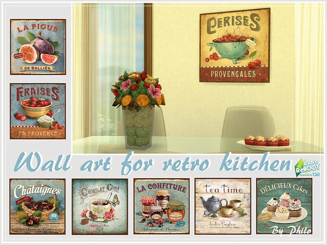 Retro Wall Art for Retro Kitchen by philo at TSR