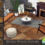 Retro Wood Floors by Rirann at TSR