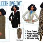 SIMALICIOUS’ LONG COAT at Sims4Sue