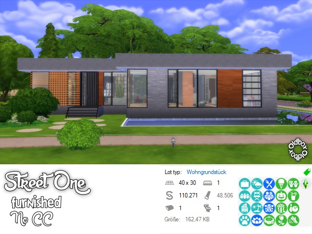 Street One house by Oldbox at All 4 Sims