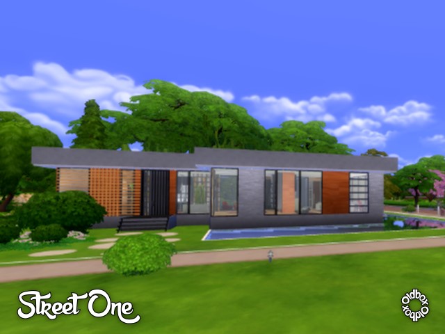 Street One house by Oldbox at All 4 Sims