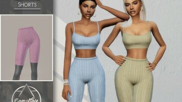 Tia Set Shorts by CAMUFLAJE at TSR