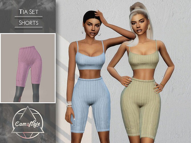 Tia Set Shorts by CAMUFLAJE at TSR