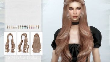 WINGS-TO0326 hair by wingssims at TSR