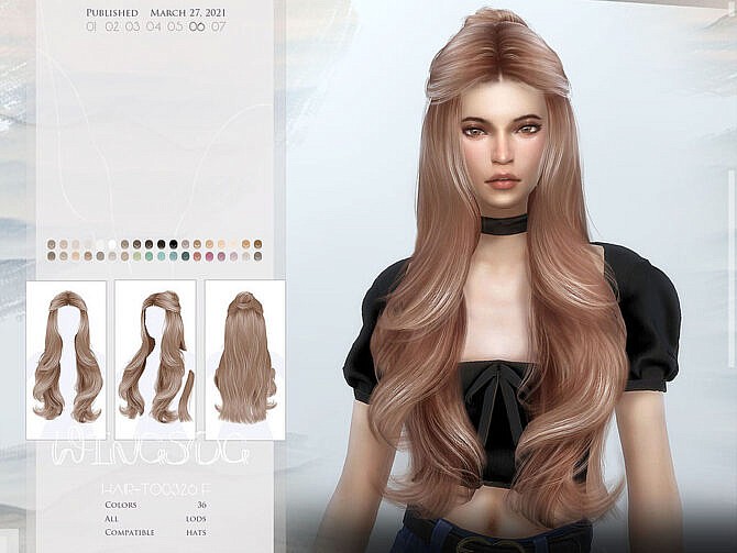 WINGS-TO0326 hair by wingssims at TSR