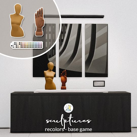 sculptures sims 4 lunasims cc