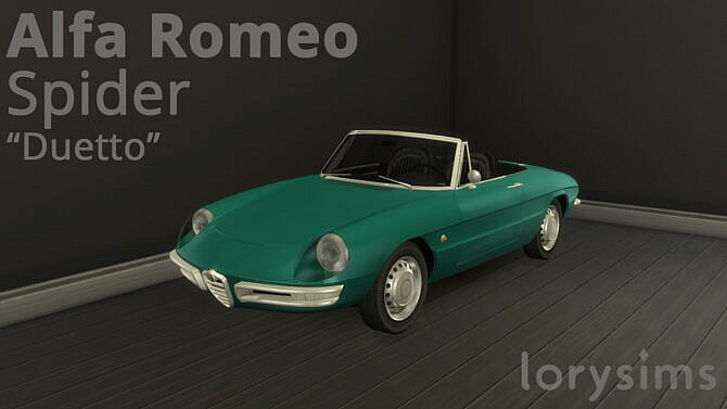 1966 Alfa Romeo Spider Duetto at LorySims