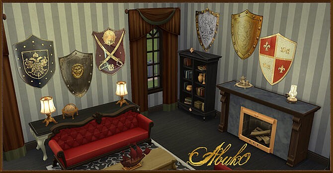 20 wall deco masks at Abuk0 Sims4
