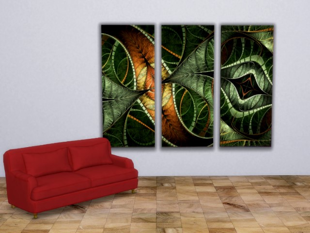 3-piece wall art by Oldbox at All 4 Sims
