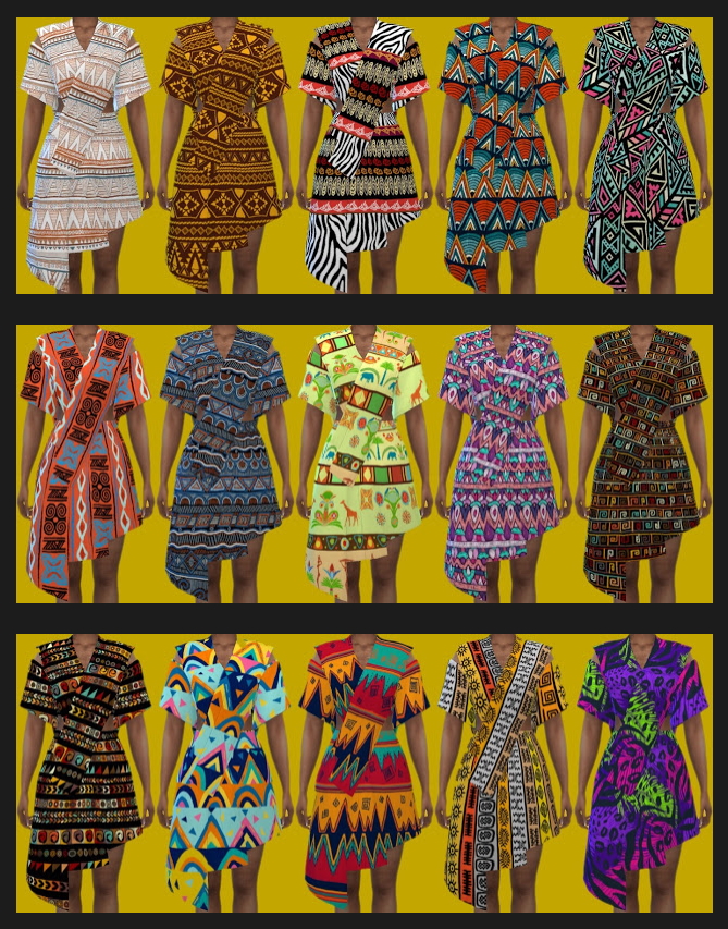 AFRICA Dresses at Annett’s Sims 4 Welt
