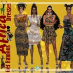 AFRICA Dresses at Annett’s Sims 4 Welt