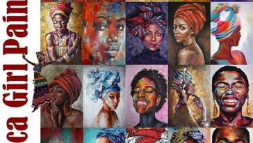 AFRICA Girl Paintings at Annett’s Sims 4 Welt