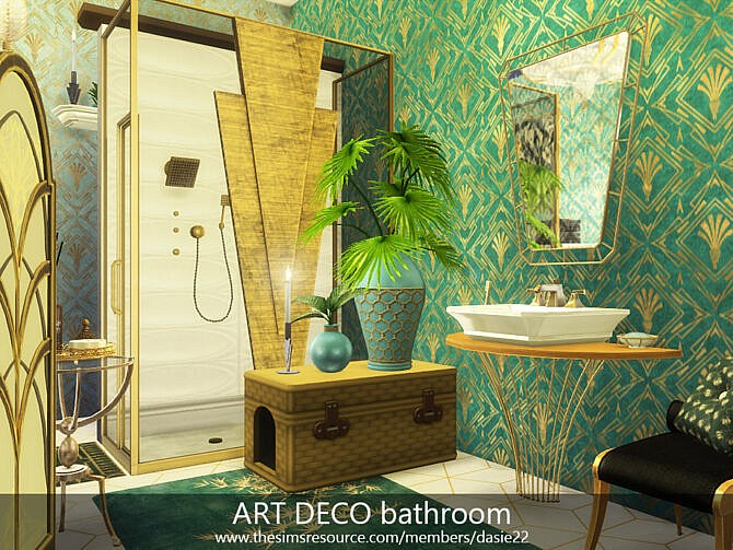 ART DECO bathroom by dasie2 at TSR
