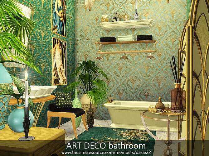 ART DECO bathroom by dasie2 at TSR
