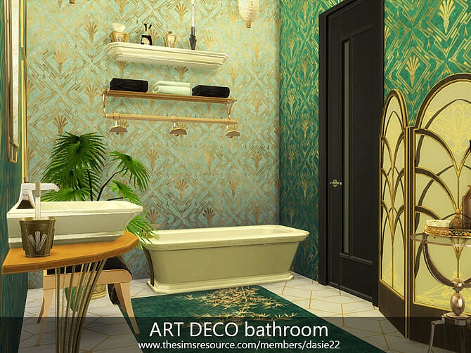 ART DECO bathroom by dasie2 at TSR
