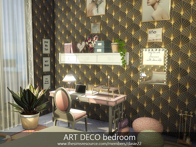 ART DECO bedroom by dasie2 at TSR
