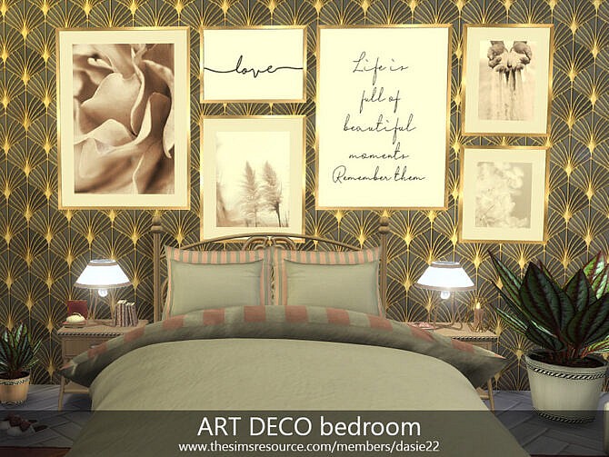 ART DECO bedroom by dasie2 at TSR
