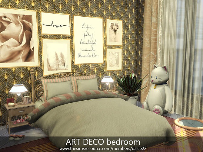 ART DECO bedroom by dasie2 at TSR