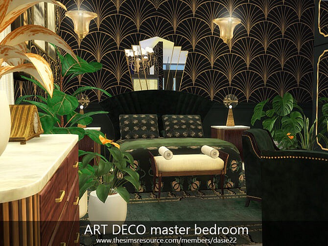 ART DECO master bedroom by dasie2 at TSR
