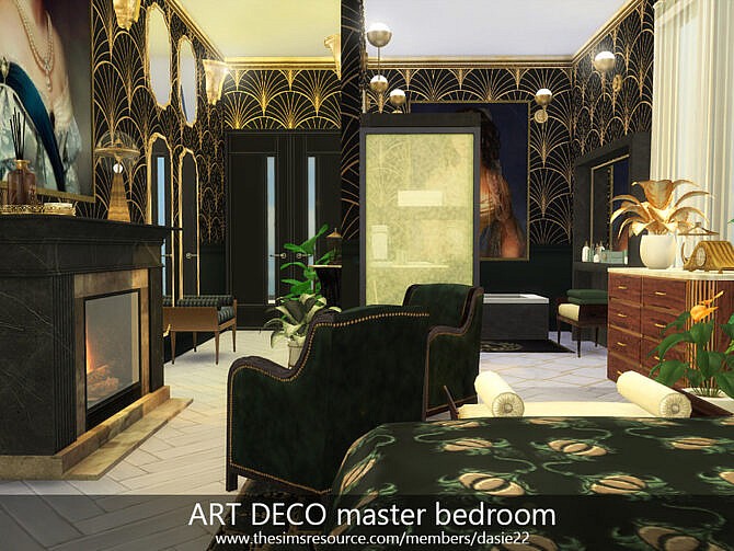 ART DECO master bedroom by dasie2 at TSR
