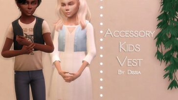 Accessory Kids Vest by Dissia at TSR