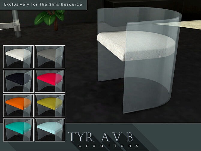 Acrylic Dining Chair by TyrAVB at TSR