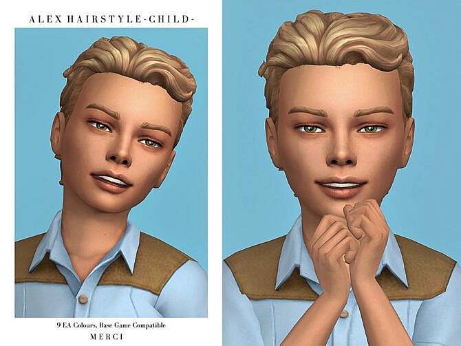 Alex Hairstyle Child by Merci at TSR