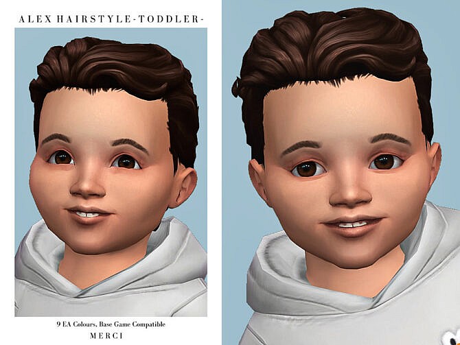 Alex Hairstyle Toddler by Merci at TSR