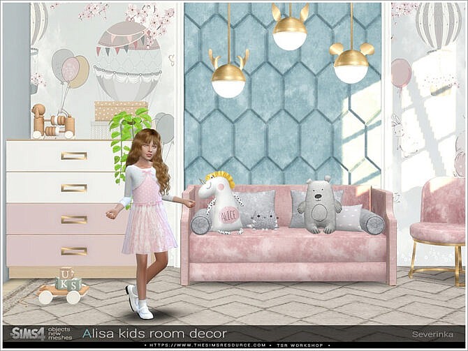 Alisa kidsroom decor by Severinka at TSR