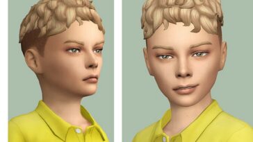 Alvin Maxis Match Hairstyle for boys by Merci at TSR